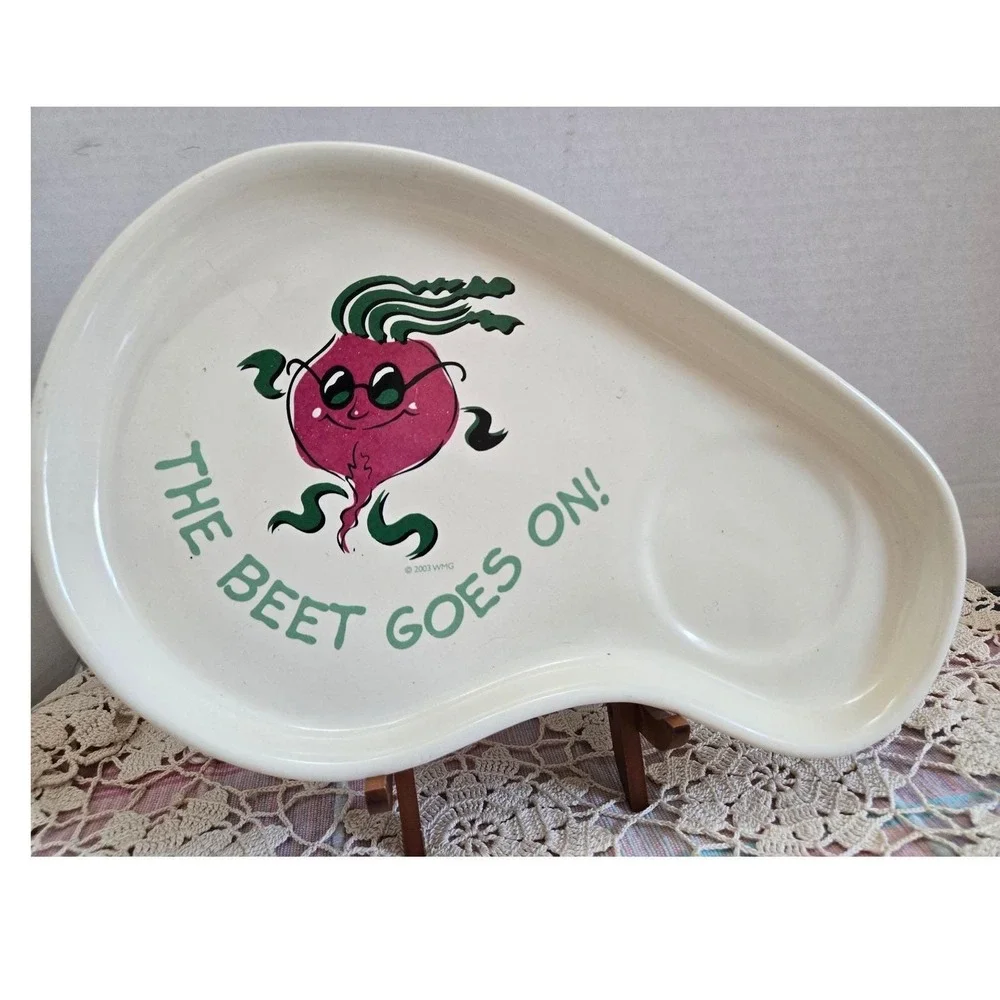 Unique Vegetable‎ Pun Soup and Sandwich Set 4pc Excellent 2003 Retro Kitsch